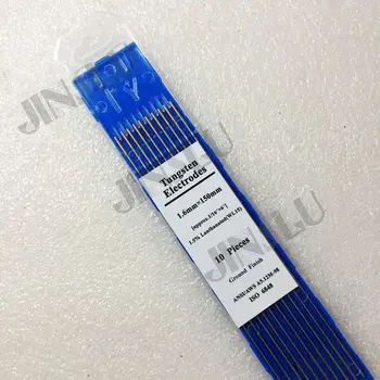 

Free Shipping 1.5% gold tip WL15 Lanthanated tungstern electrode 1.6*150mm x10PK for TIG welding