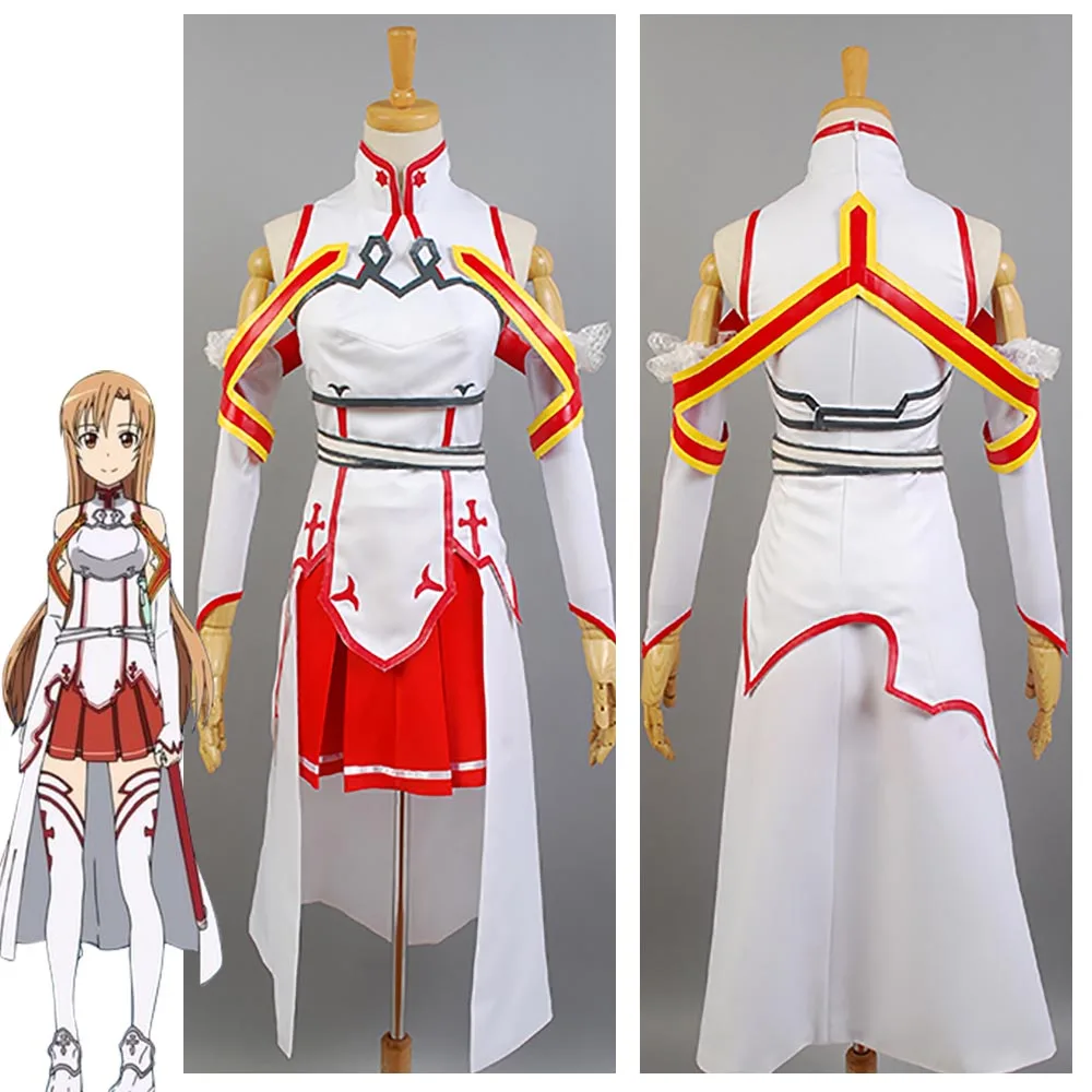 Обувь для вечеринки в Стиле косплей Sword Art Online костюм Asuna для косплея(костюмированных игр) карнавальный костюм на Хэллоуин; костюмы для Для женщин и девочек