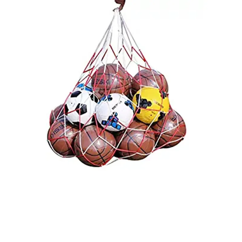 Outdoor Sport Basketball Net 10 Balls Carry Net Bag Volleyball Football Basketballs Net Bag Sports Portable Equipment New