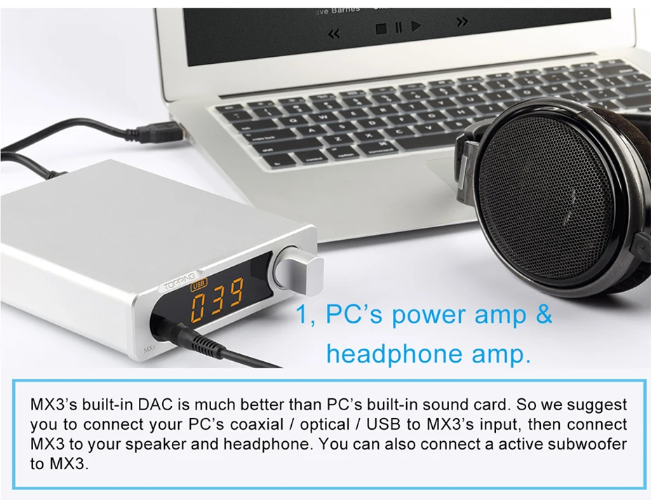 TOPPING MX3 Bluetooth цифровой усилитель USB коаксиальный волоконный декодер встроенный DAC Amp автоматический переключатель NFC 257 мВт* 2 24bit192KHz