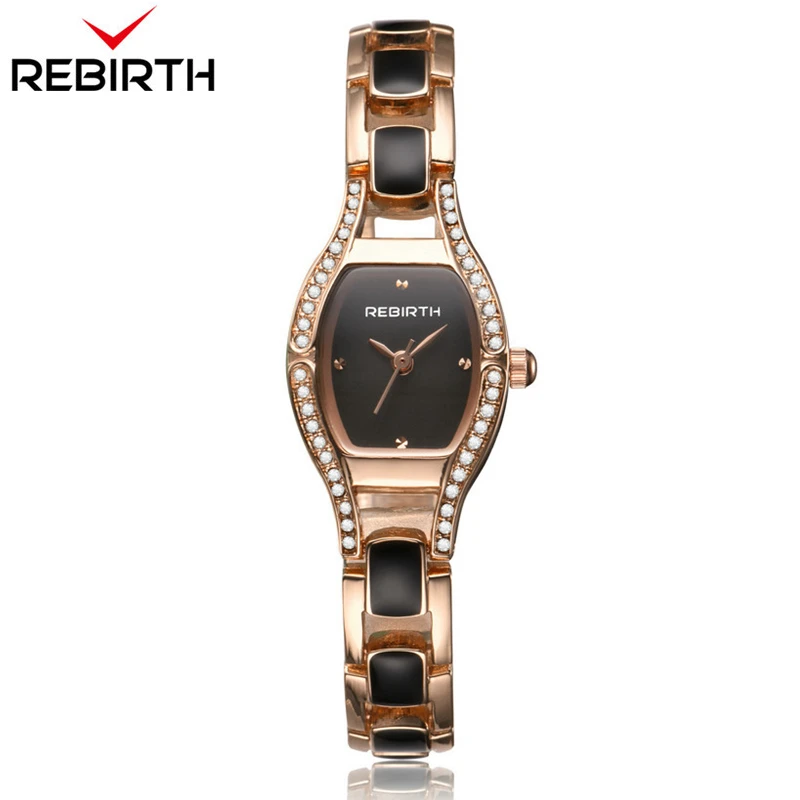 

REBIRTH Luxury Brand Ladies Watch Fashion Casual Stainless Steel Bracelet Women Watches Clock Relojes Para Mujer with Gift box