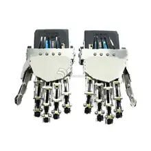 Гуманоидный манипулятор для пальцев Пять пальцев антропоморфная левая рука/правая рука с сервоприводом для двуногий робот DIY