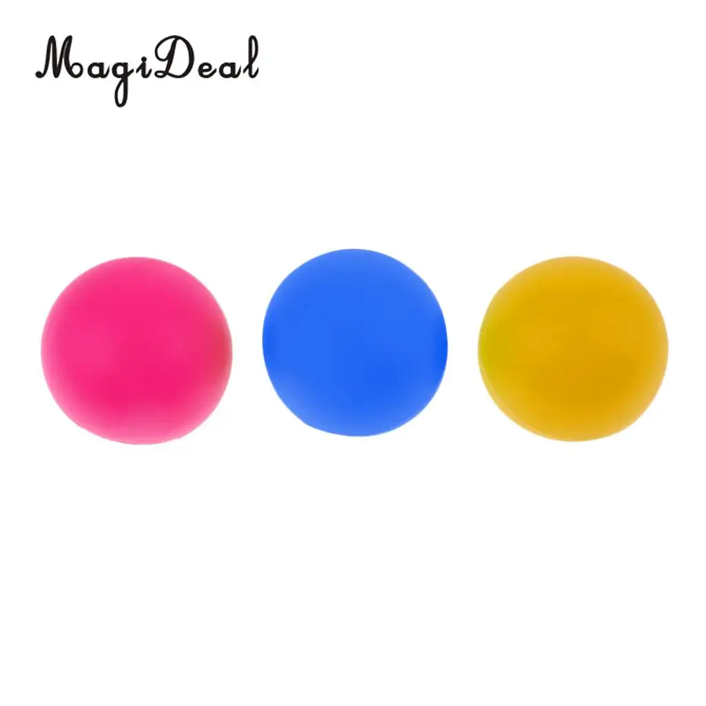 MagiDeal 6pcs Mixed Color Cat Ball PVC Plastic Beach Tennis Balls for Arts Entertainment Racquet Sports