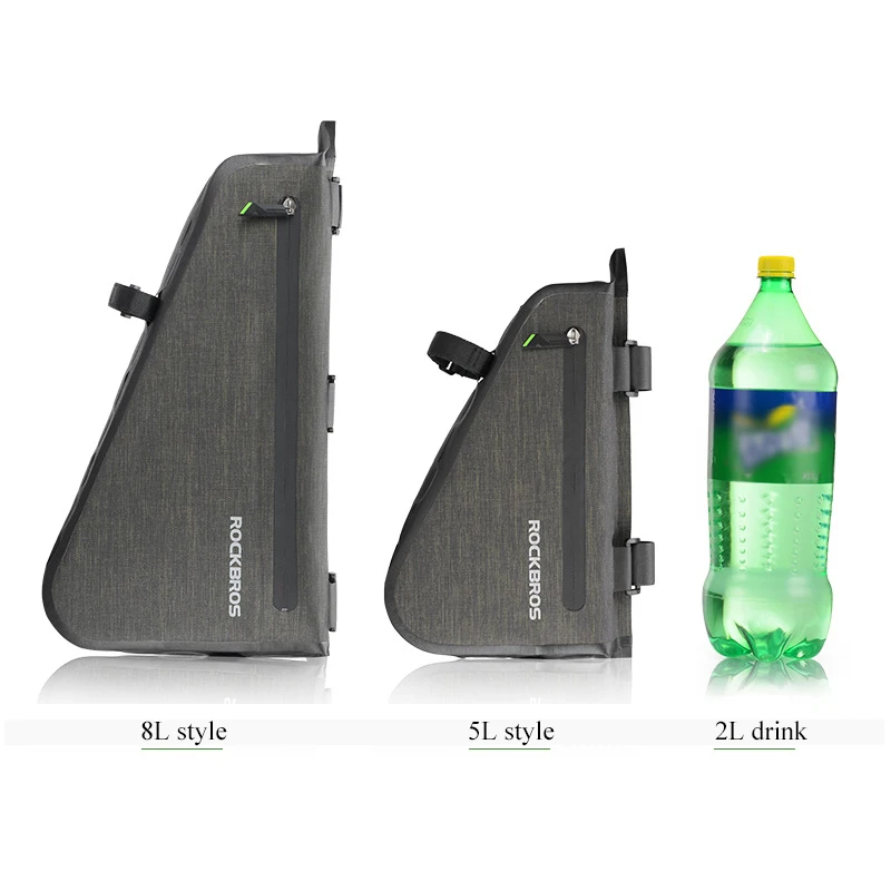 Flash Deal Rockbros Bicycle Bag Waterproof Rainproof MTB Bike Bag 5L 8L Large Capacity Cycling Frame Triangle Saddle Bag Bike Accessories 3 Flash Deal Rockbros Bicycle Bag Waterproof Rainproof MTB Bike Bag 5L 8L Large Capacity Cycling Frame Triangle Saddle Bag Bike Accessories 3