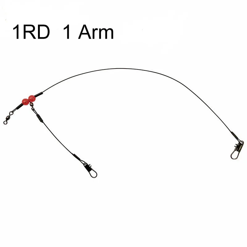Гиена, 36 шт/партия с нейлоновым покрытием Нержавеющая сталь леска 60 см 36 см черный провод лидеры трассировки Рыбалка Стальная проволока с рычаг шарнирного соединения
