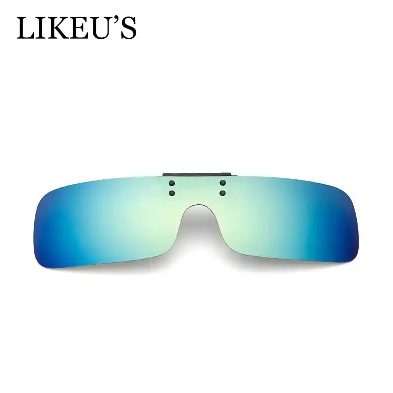 Likeu S 暗視ゴーグル釣りドライブクリップ Hd 偏光サングラスリムレスメガネ近視メガネ男性近視 Men S Sunglasses Aliexpress