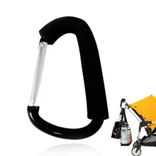 1 шт. Детские коляски Алюминиевые крючки из сплава Твердые автомобильные Нескользящие коляски Аксессуары крюк