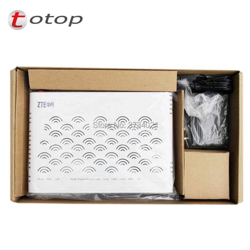 Бесплатная доставка ZTE F660 V5 GPON ONU SC UPC с 4FE + 2TEL USB Wifi английская версия FTTH ONT