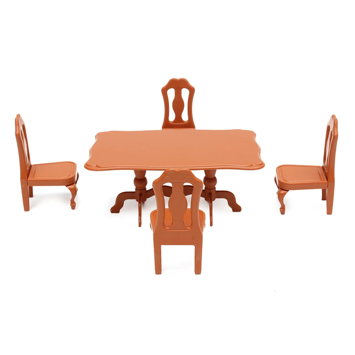 DIY Miniatura الأثاث الطعام الجداول الكراسي مجموعات ل البسيطة بيت الدمية المنمنمات الأثاث لعب للأطفال هدايا الكبار الاطفال
