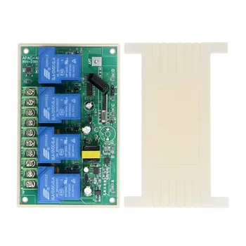 

AC 110V 220V 85V-265V 30A 4CH 4 CH Relay Remote Control Switch Smart Home LED Light Motor Receiver,315 / 433 MHz