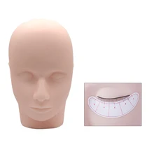 Массажная тренировочная головка модель манекен голова тату Красота Косметика манекен форма ресницы для наращивания Манекен-голова для обучения