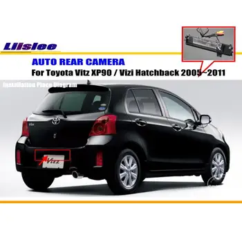 

Liislee Rear Camera For Toyota Vitz XP90 / Vizi Hatchback 2005~2011 / Back Parking Camera / NTST PAL / License Plate Lamp OEM