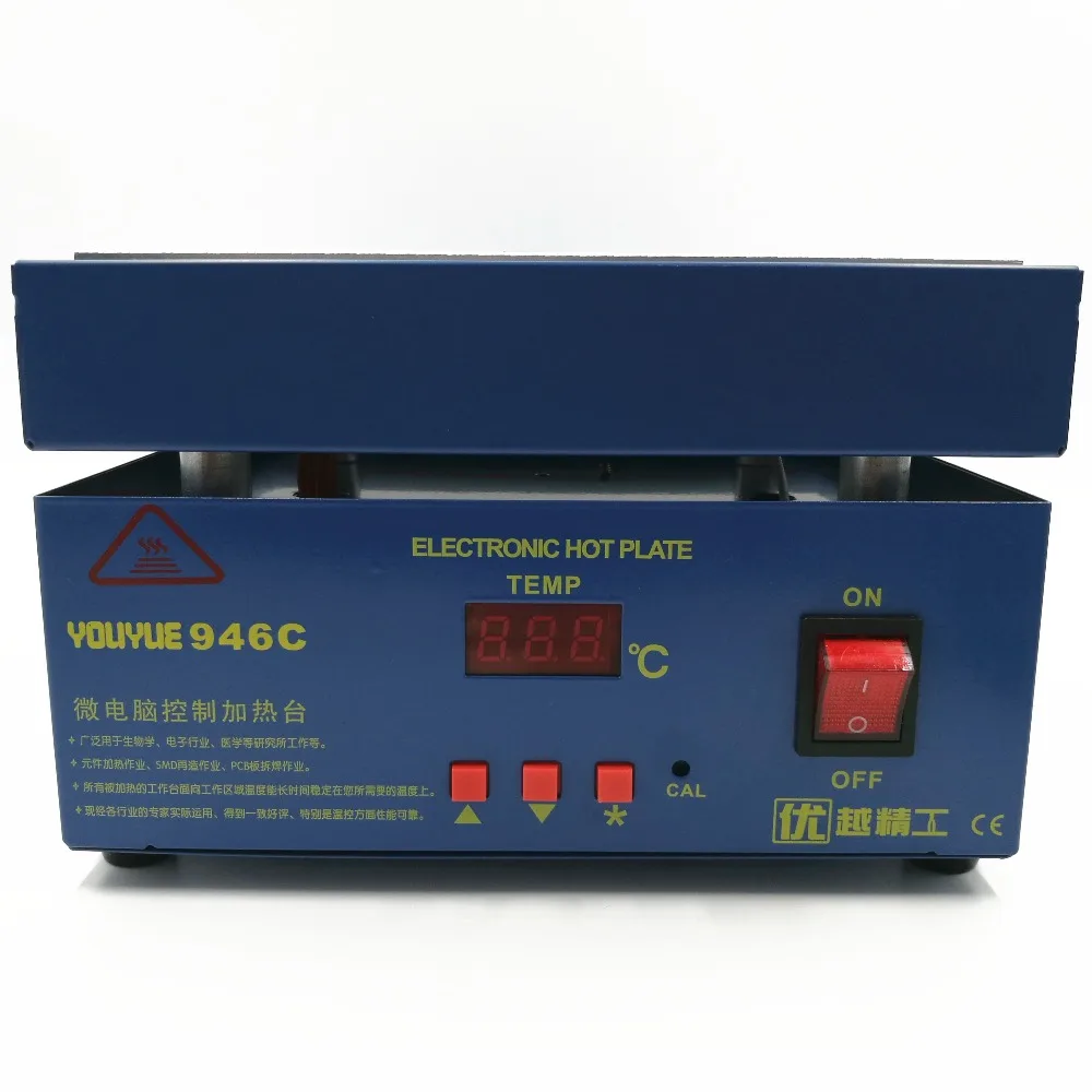 110/220 в 800 Вт 946C электронная горячая плита Preheat Preheating Station 200x200 мм для PCB SMD Отопление