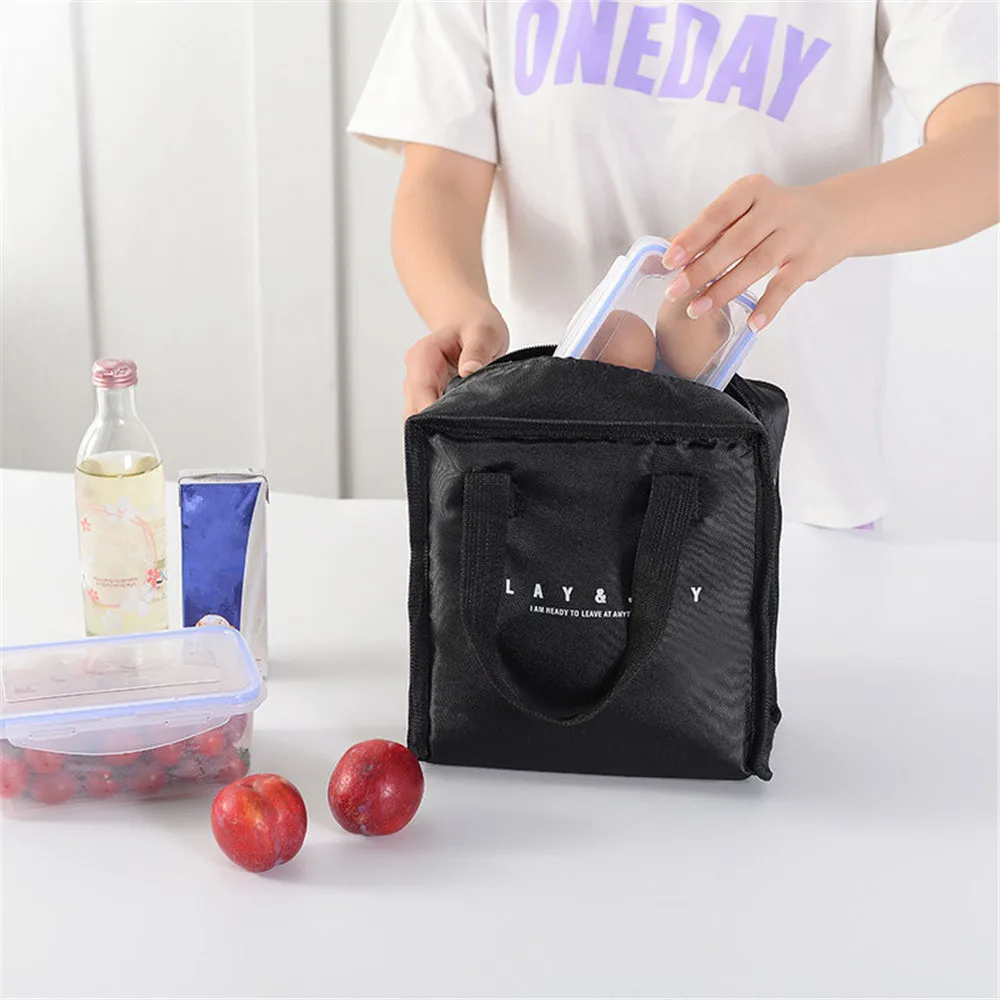 Портативная сумка для ланча PLAY& JOY, термоизолированная сумка-холодильник для ланча, сумка-холодильник, Bento Pouch, контейнер для ланча, школьные сумки для хранения еды
