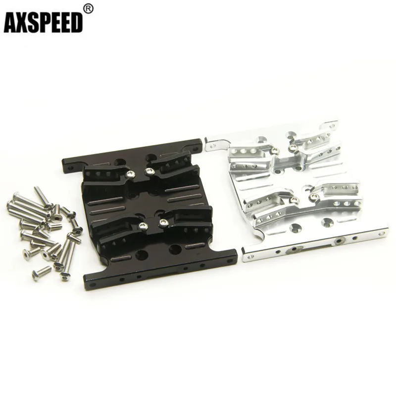 

Silver/black Metal Gearbox Motor Mounting Plate #B For AXIAL SCX10 RC Crawler Car