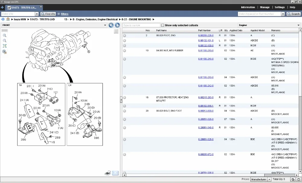 Isuzu epc online