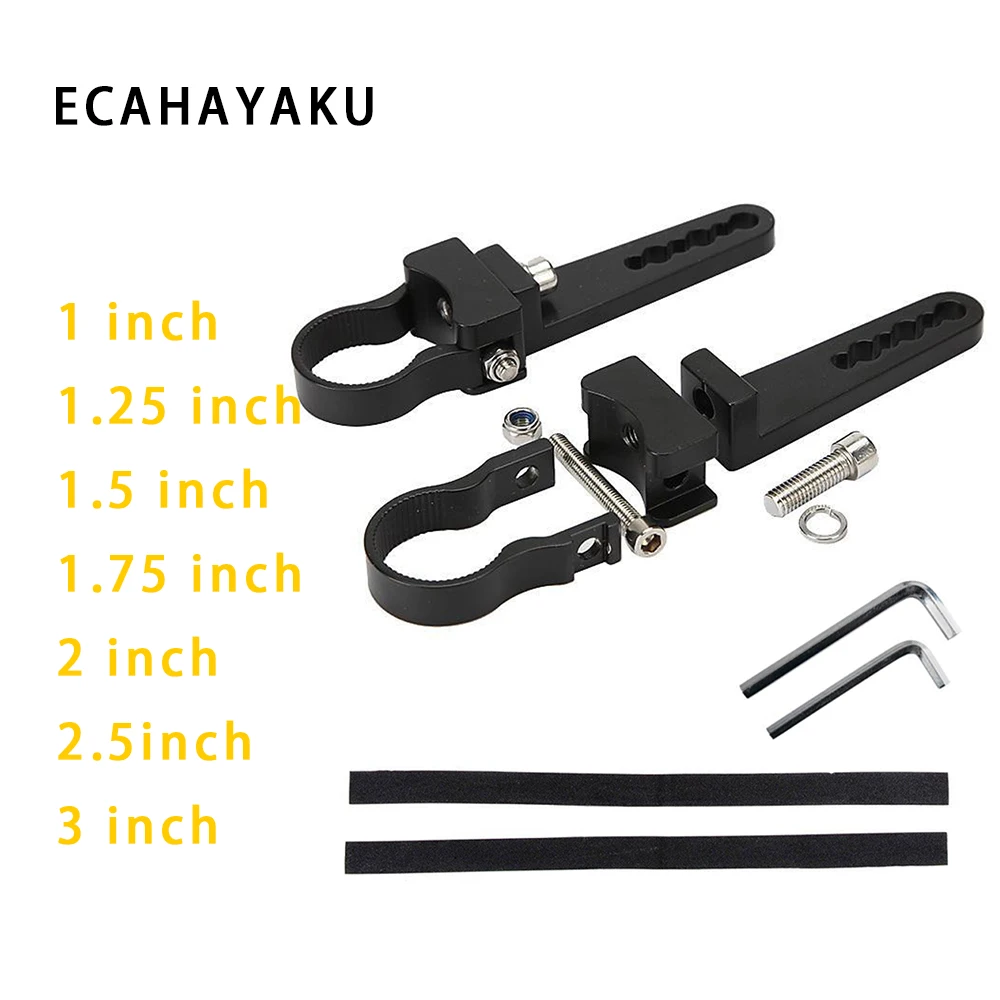 

ECAHAYAKU 4Pcs 1"1.25"1.5"1.7" Motorcycle Headlight Mount Bracket For Honda Harley Bobber Racer KZ 1000 1100 KZ550 New Fork Tube