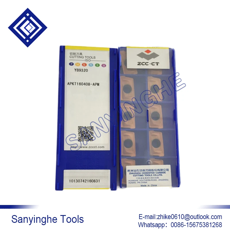 

Free shipping YB9320 APKT160408-APM / APKT160412-APM / APKT160416-APM cnc carbide milling inserts cutting tools