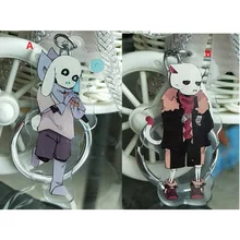 Аниме Undertale Sans Animal версия акриловый брелок ремешок рисунок