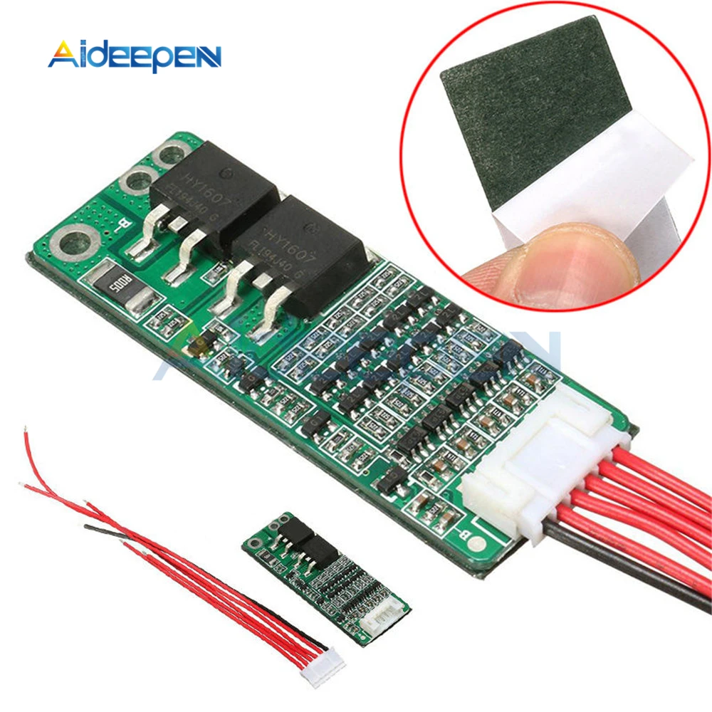 

5S 15A Li-ion Lithium Battery BMS 18650 Charger Protection Board 18V 21V Cell Protection Circuit 60*23mm