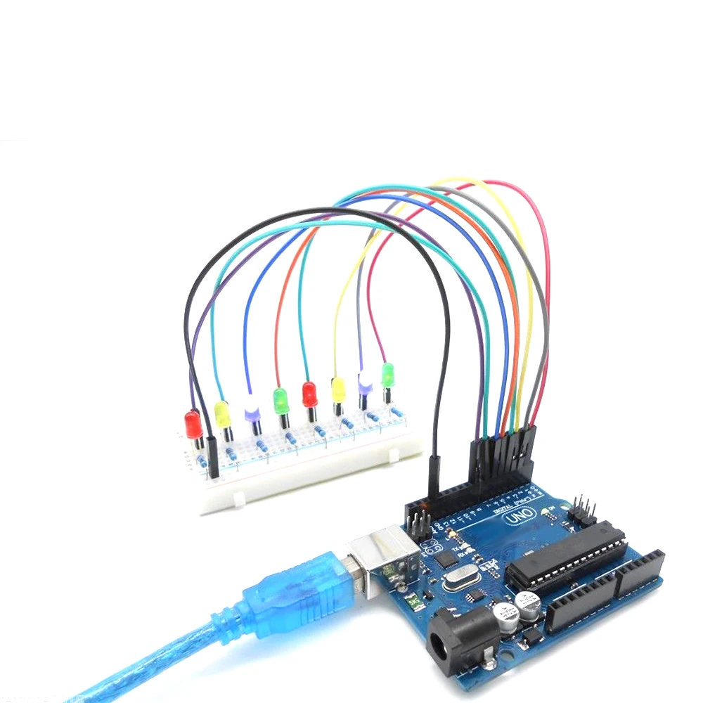 Arduino совместимый набор стартовый Обучающий для UNO R3 LCD1602 сервообработка|Детали и