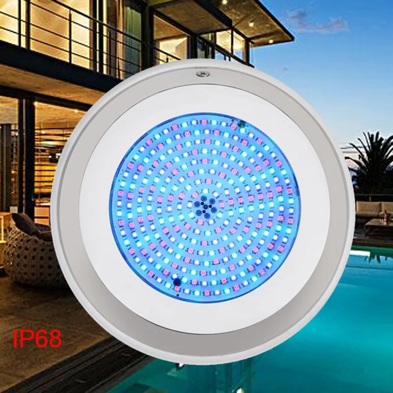 BORUiT 18 Вт RGB цветной светодиодный светильник для бассейна 252 s подводный ing