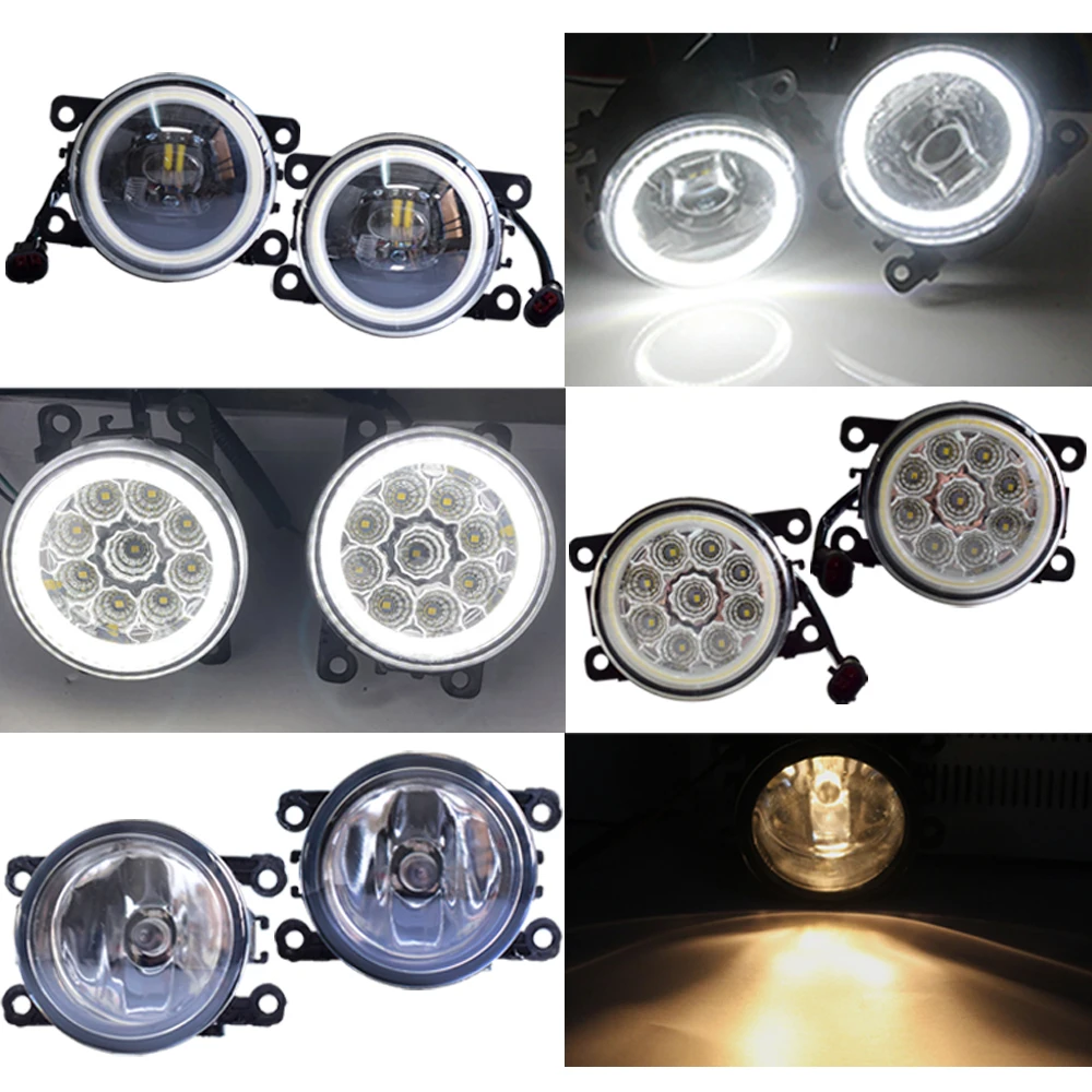 1 пара переднего бампера ангельские глазки светодиодный противотуманный фонарь для Opel Astra H GTC хэтчбек 2005-2010 высокая яркость Галогенные Противотуманные фонари