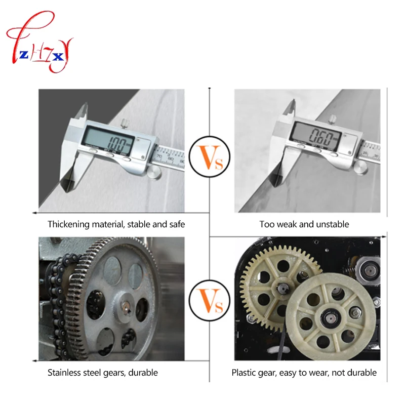 Sale Automatic Dough Mixer dumpling skin noodle cutter machine YR-300 steamed bun skin machine noodle press machine 1pc 4