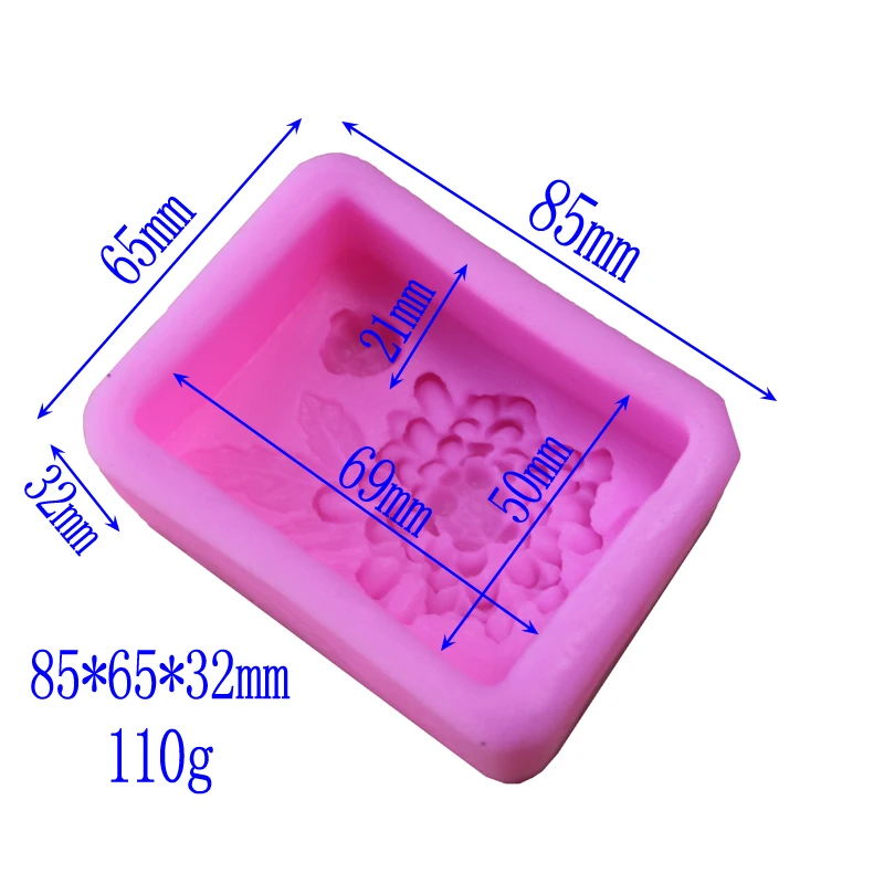 Натуральное мыло ручной работы силиконовые формы в виде цветка, чтобы сделать шоколадный Фадж торт декоративное мыло кухонные инструменты для выпечки