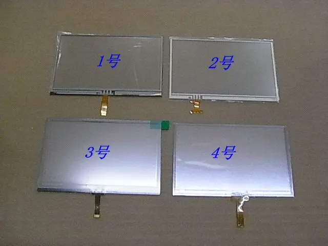 

2pcs/lot 4.3 touch screen GPS navigator MP3MP4MP5 original 105*65 4.3 inch resistive touch screen