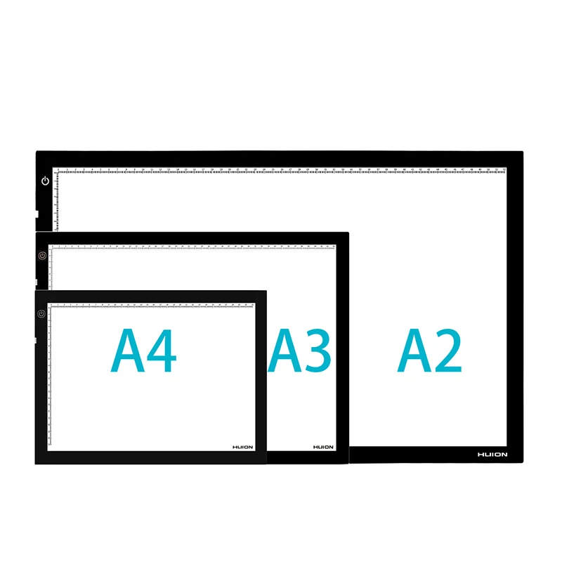  New Huion A3 Led Light Pad Acrylic Panels Professional Tattoo Light Pad Cartooning Light Boxes Hand - 32630937319
