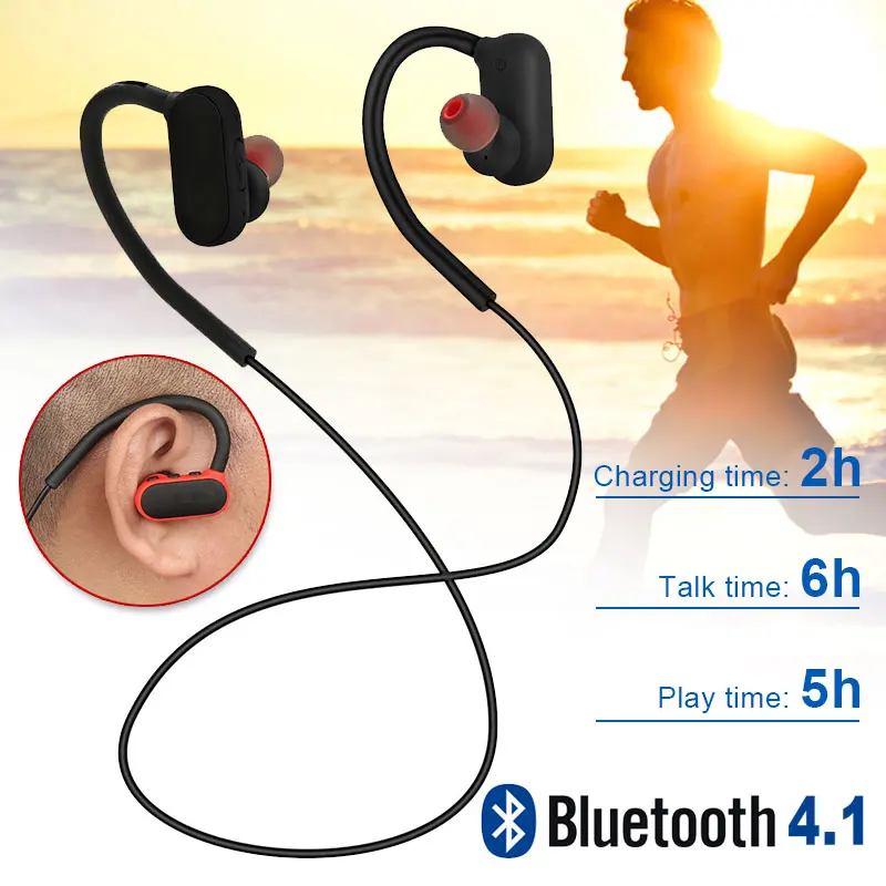 Универсальный Беспроводной наушники 2 4 ГГц Bluetooth V4.1 для смартфонов в ухо