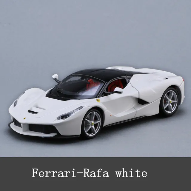 Bburago 1:24 Ferrari F430 collection manufacturer authorized simulation alloy car model crafts decoration collection toy tools LAFerrari
