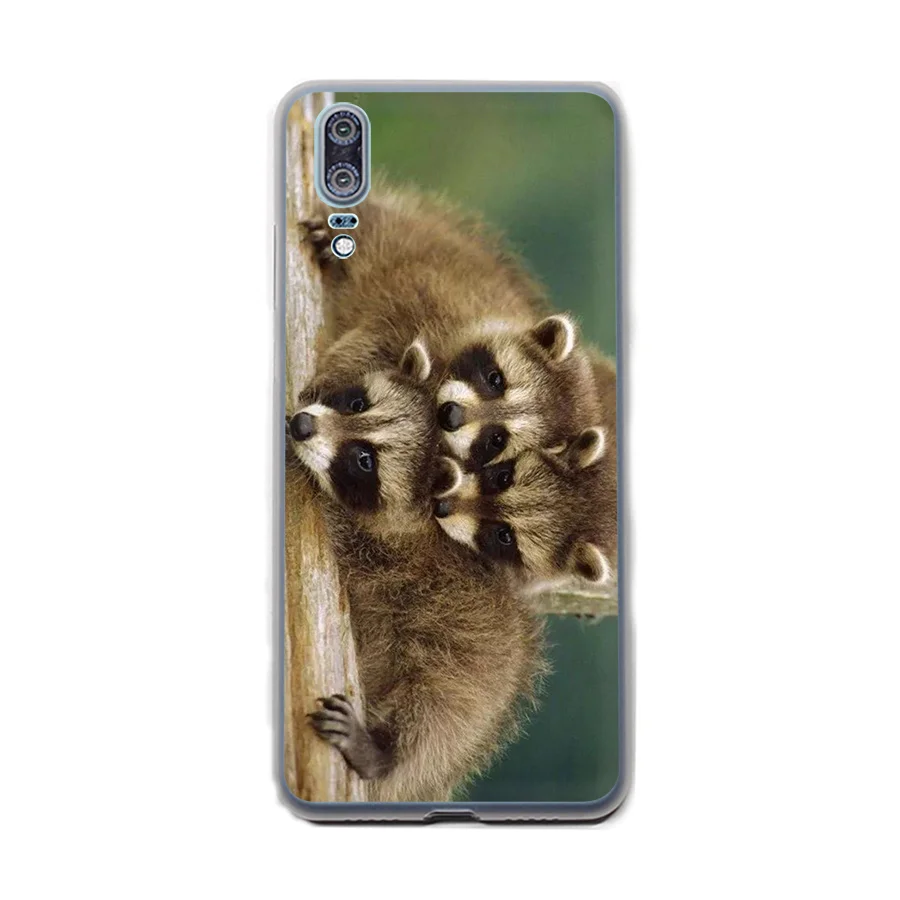 Чехол для телефона с уникальным дизайном енота Huawei Mate 10 20 Lite Pro Nova 2i 3 3i