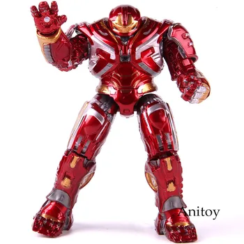 

Marvel Avengers Endgame Hulkbuster Iron Man With LED Light Action Figure Ironman PVC Collectible Model Toy 18.5cm