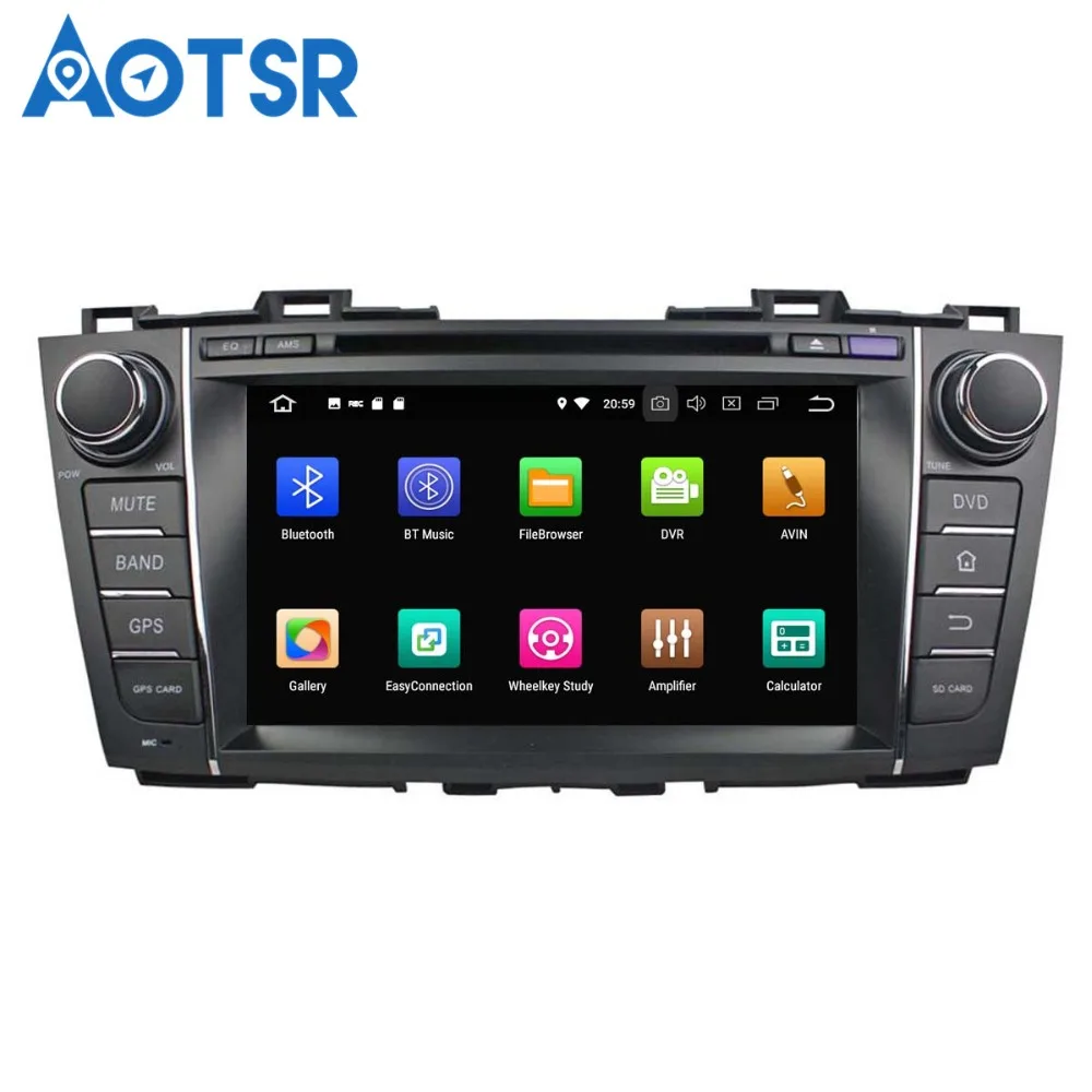 Aotsr Android 8 0 7 1 GPS навигация автомобильный DVD плеер для Mazda 5 Premacy 2009 2012 мультимедиа