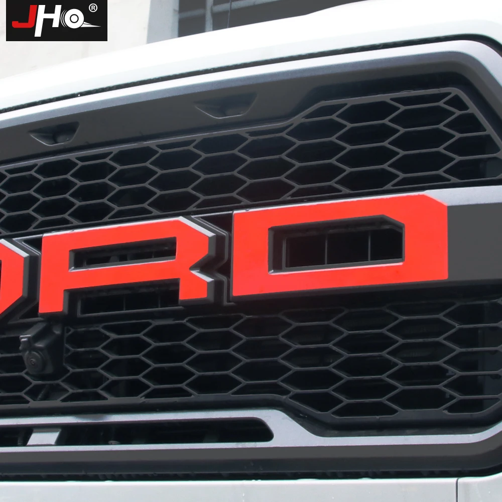 JHO Tail Hood Engine Grille Red Letters Sticker Graphics Vinyl Decal