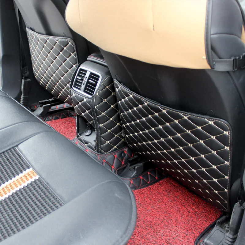 Car Armrest Cover Kick Pad Case Back Seat Protection Mat Children Anti Kick Pad For Kia