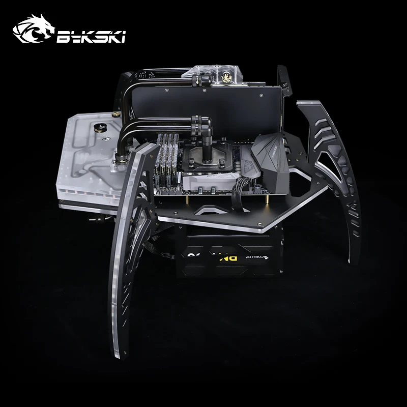 Bykski водная доска 12 В RGB/5 В RBW Mobo AURA Синхронизация Для COBRA навигатор Модный чехол охлаждающий резервуар для воды RGV-BY-VP