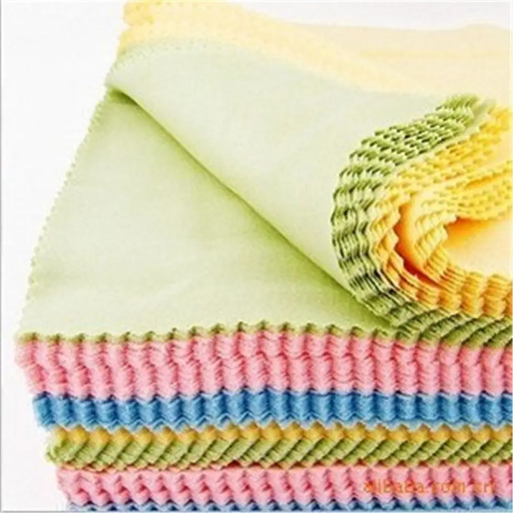

10 pcs/lot Microfiber Glasses Eyeglass Cleaning Cloth Clean Lens cloth for Camera Computer Screen Cleaning Wipes Free shipping