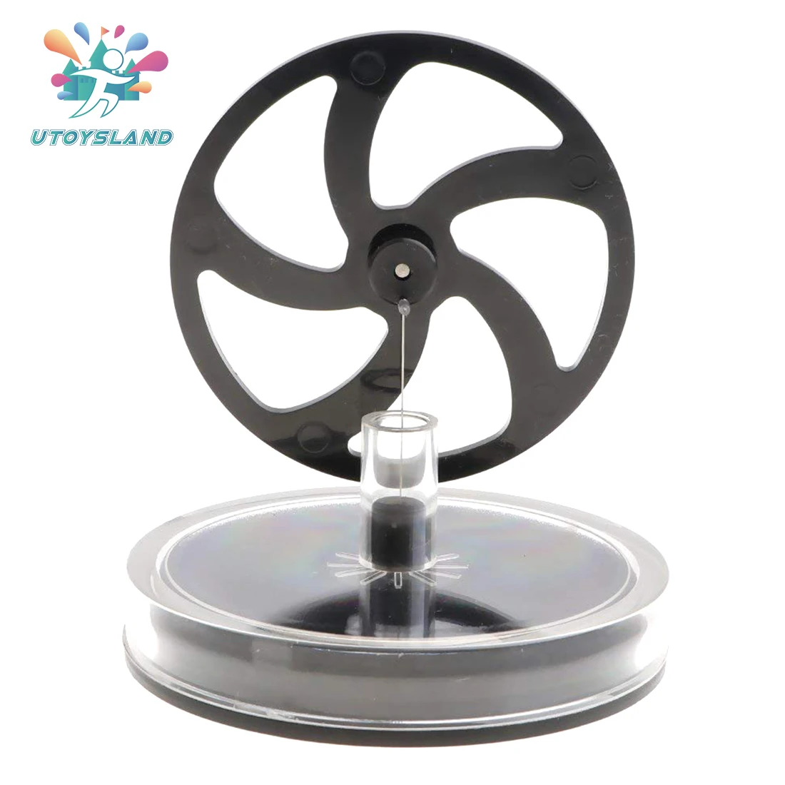 

UTOYSLAND Low Temperature Difference Flywheel Stirling Engine Model Toy With Aluminium Alloy Base School Lab Demonstration Toys