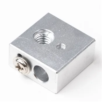 

Funssor 3d printer Parts Aluminium Heat Block for Makerbot MK7/MK8 Extruder 20*20*10MM For Creality 3d printer Kit