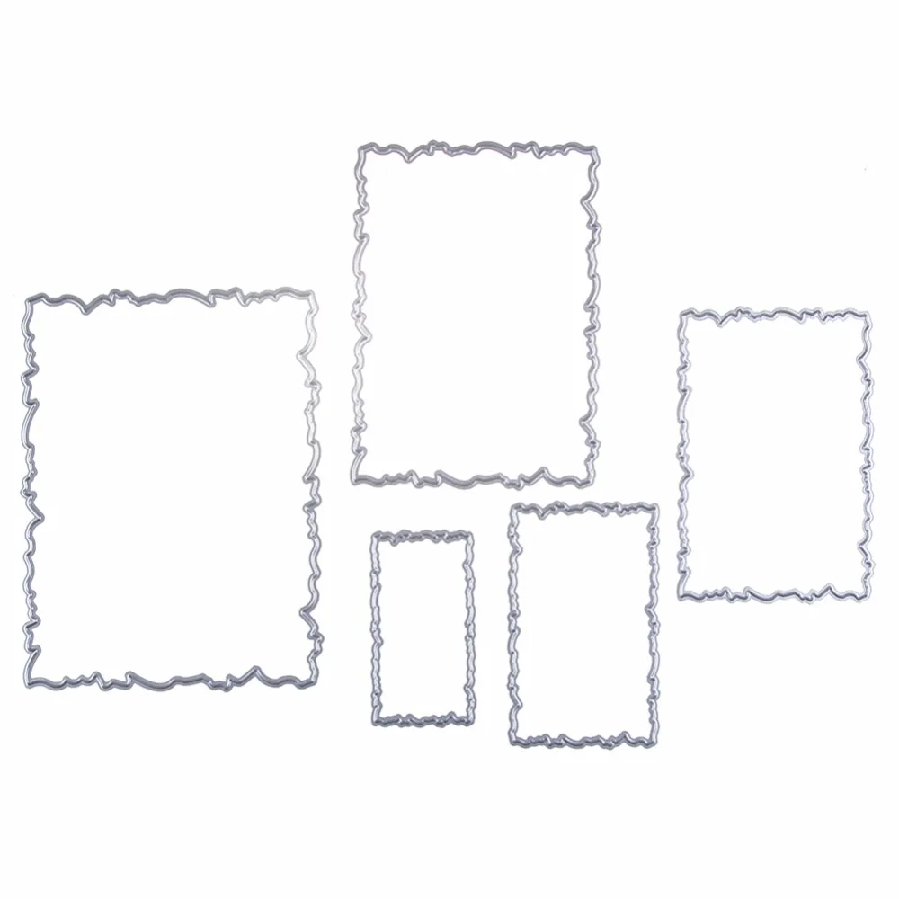  125*95m Rectangle Frame Metal Cutting Die Scrapbooking Embossing Stencil Card Cut Dies For DIY Invi - 4000002579058