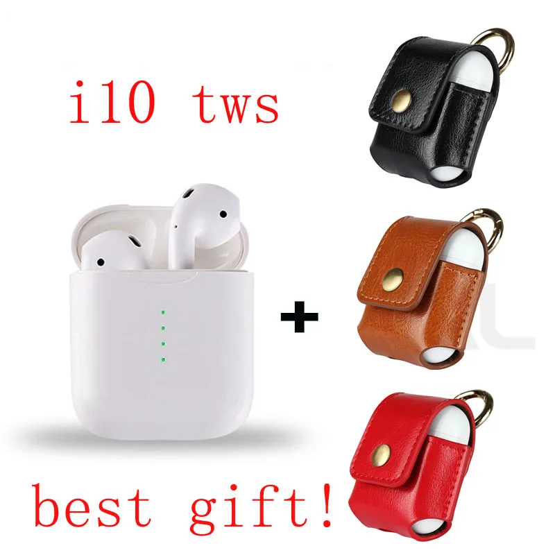 Original i10 air pods TWS max case Wireless Bluetooth 5.0 bass stereo earbud for apple ear pods meizu pop xiaomi airdots flypods