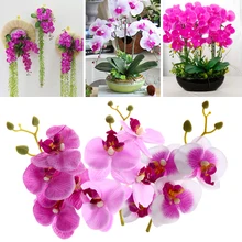 Цветные искусственные цветы орхидеи с реальным прикосновением, искусственные цветы орхидеи Letax, искусственные цветы для свадьбы