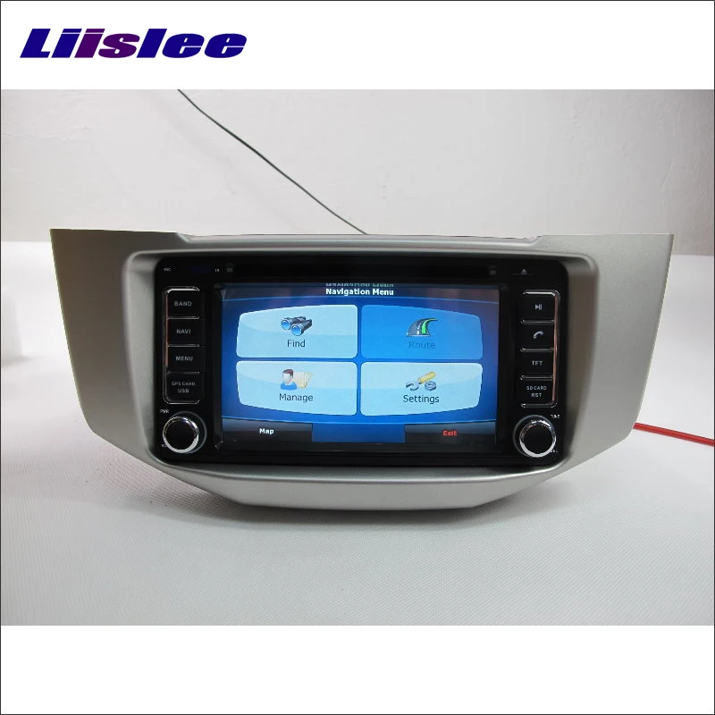 Liislee для Lexus RX 330 2003~ 2012-Радио CD dvd-плеер и gps Nav Navi навигационная система двойной Din автомобильный аудио установочный набор