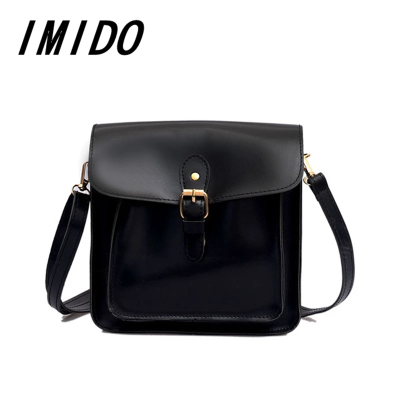 

IMIDO2019 Summer New Style Retro Simple Student Harajuku Literary Women's Shoulder Crossbody Bag Postman Fashion Travel Shopping