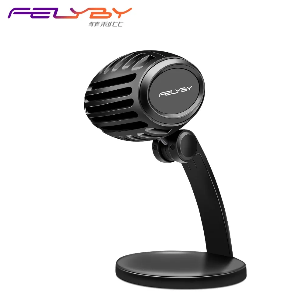 

FELYBY USB Condenser Desktop Microphone for PC portable laptop for recording game podcast Office meeting With 3.5mm interface