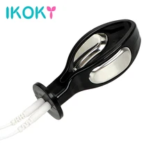 IKOKY Electric Shock Stimulator Anal Plug Anal Expansion G-spot Sex Toys for Women Men Prostate Massage Masturbator Sex Products