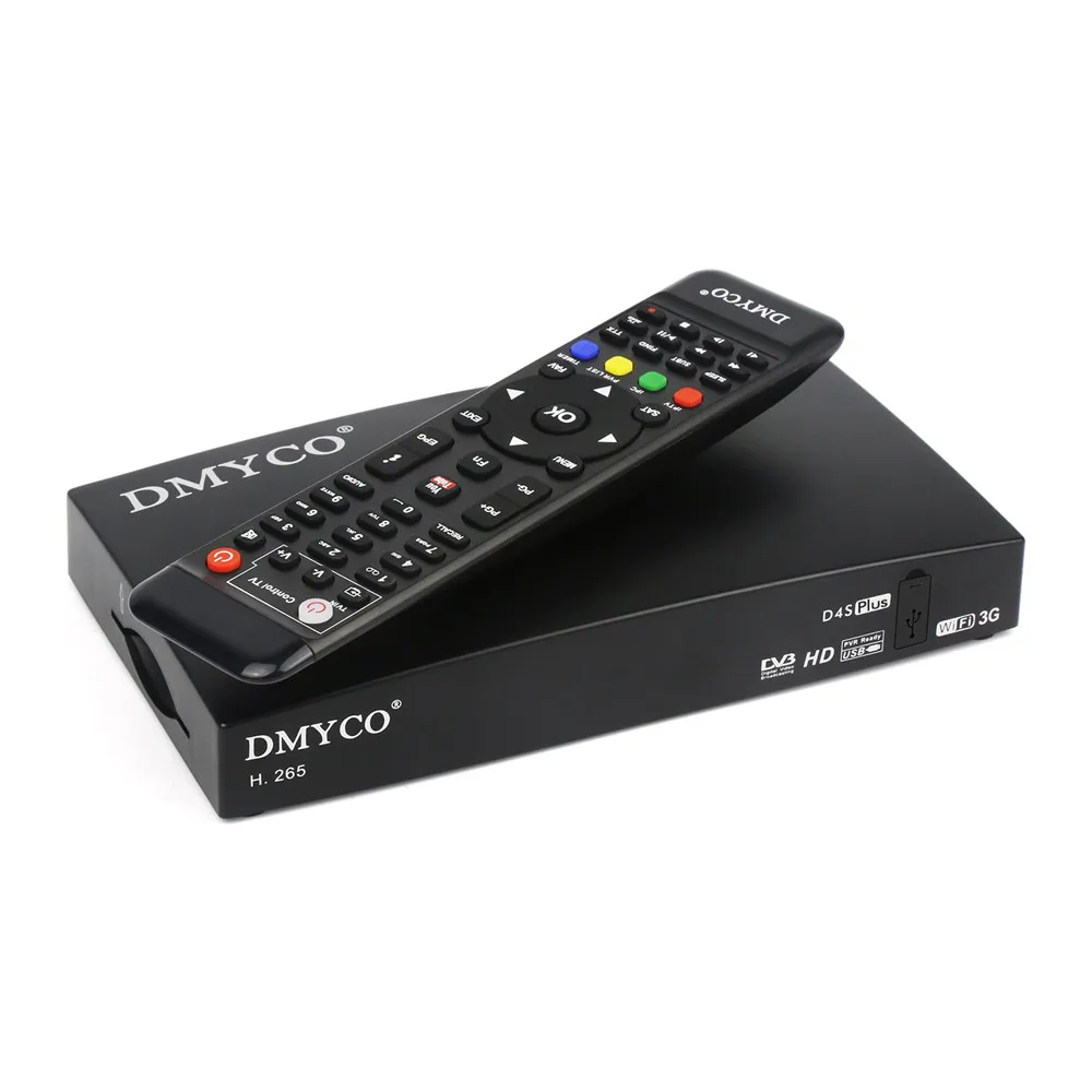 D4S PLUS спутниковый ресивер DVB S2 цифровой Full 1080P HD PowerVu BissKey + USB WIFI ТВ приемник с 1